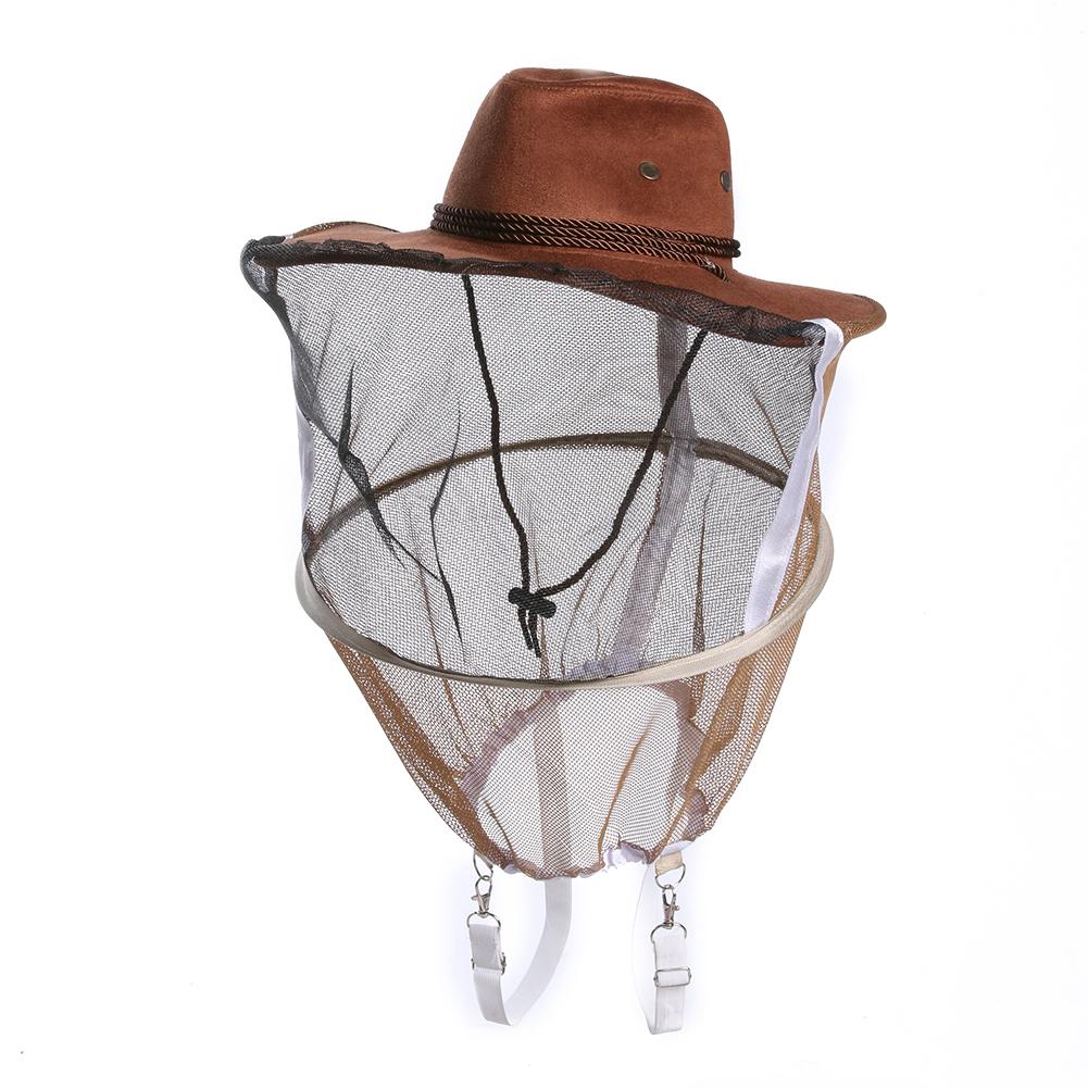 

Beekeeping Beekeeper Cowboy Hat Mosquito Bee Insect Net Veil Face Protector, 501 Original