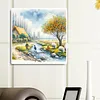Country Stream-Full Round Diamond Painting 40*40CM