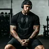 Men's Barbell Smile Design Casual T-shirt by Inlyline