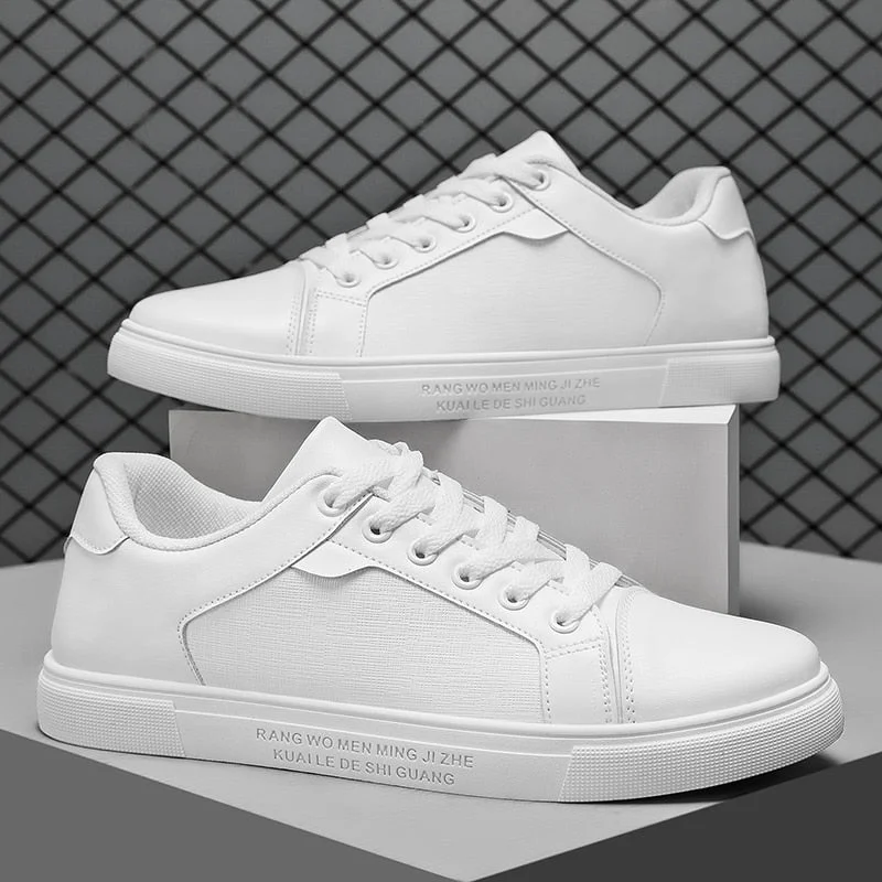 Casual Stylish Shoes for Men Spring New Quality Couple Sneakers Comfort Wear-resisting Zapatos De Hombre Black White All-match