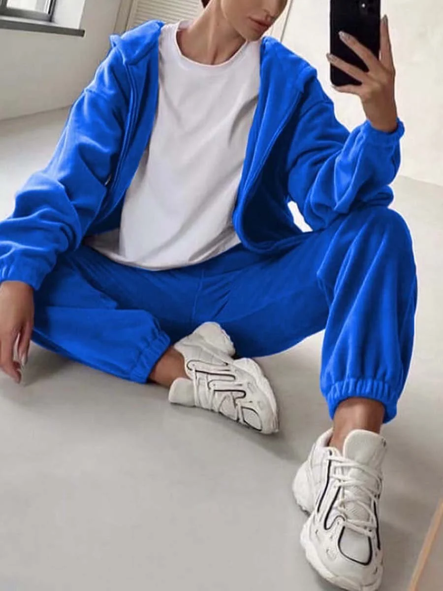 Stylish casual sweater suit