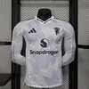 2025/2026 Long Sleeve Player Version Manchester United Away Football Shirt  1:1 Thai Quality
