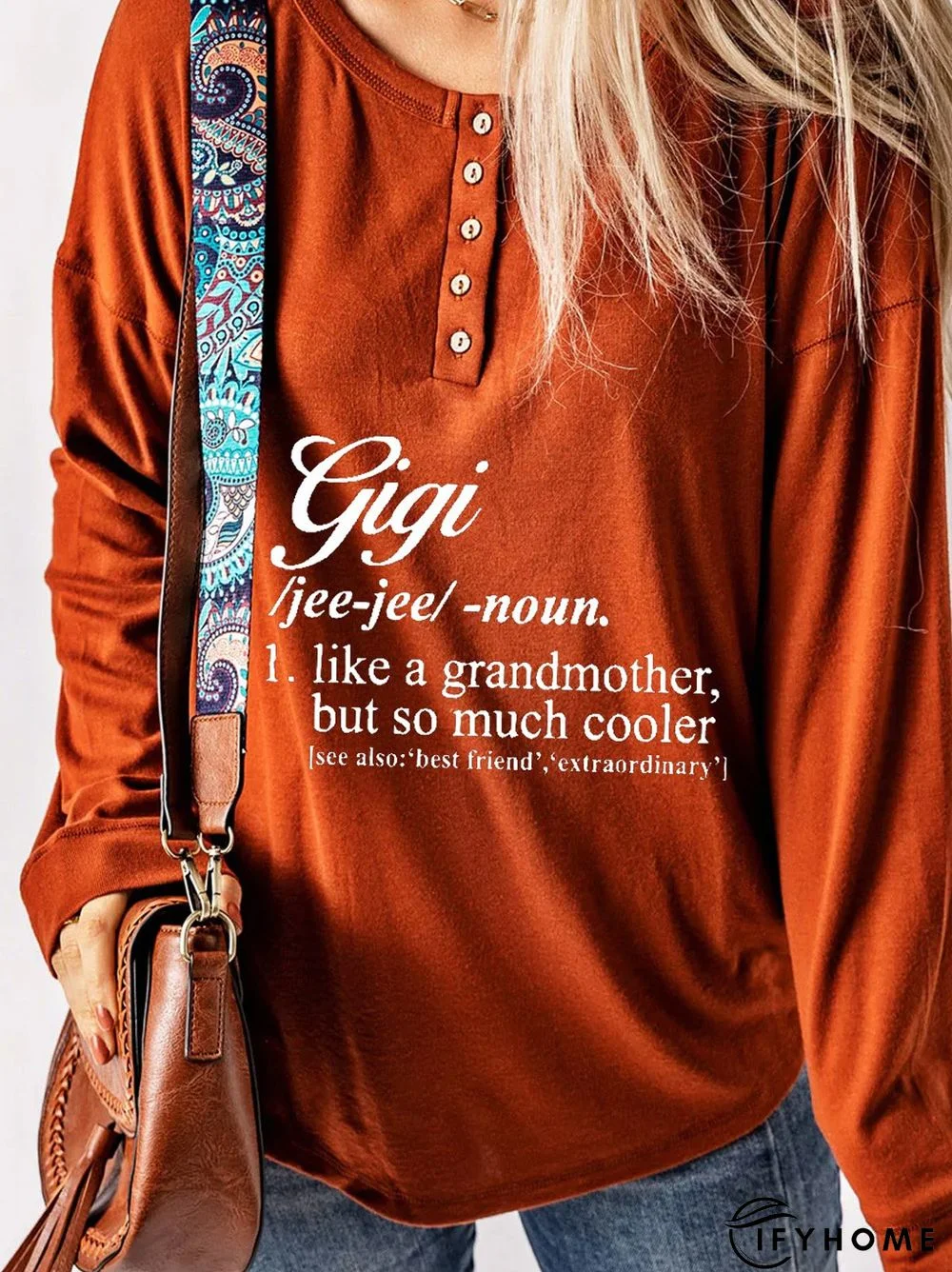 Buckle Jersey Loose Casual T-Shirt | IFYHOME