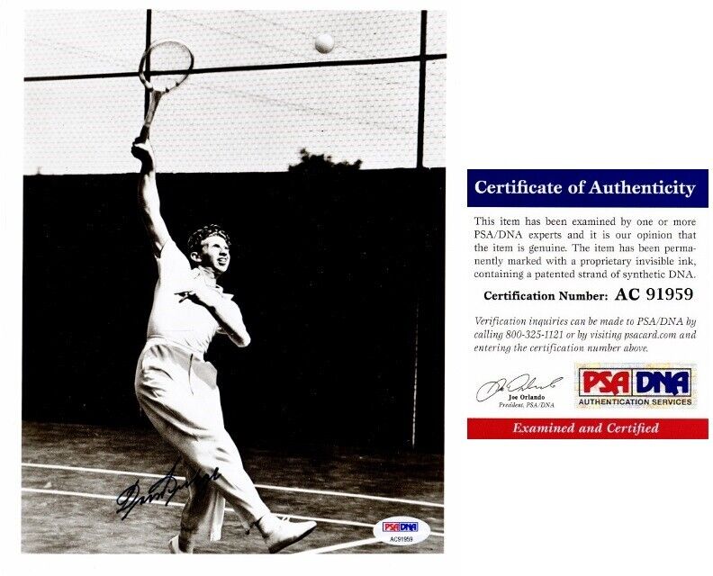 Don Budge Signed - Autographed Tennis 8x10 Photo Poster painting - Deceased 2000 - PSA/DNA COA