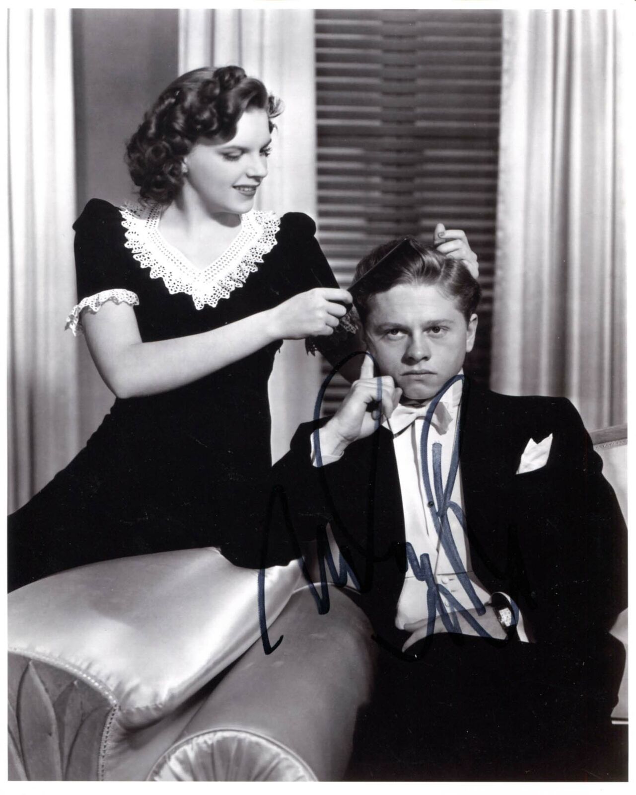 Mickey Rooney autograph film actor, signed Photo Poster painting