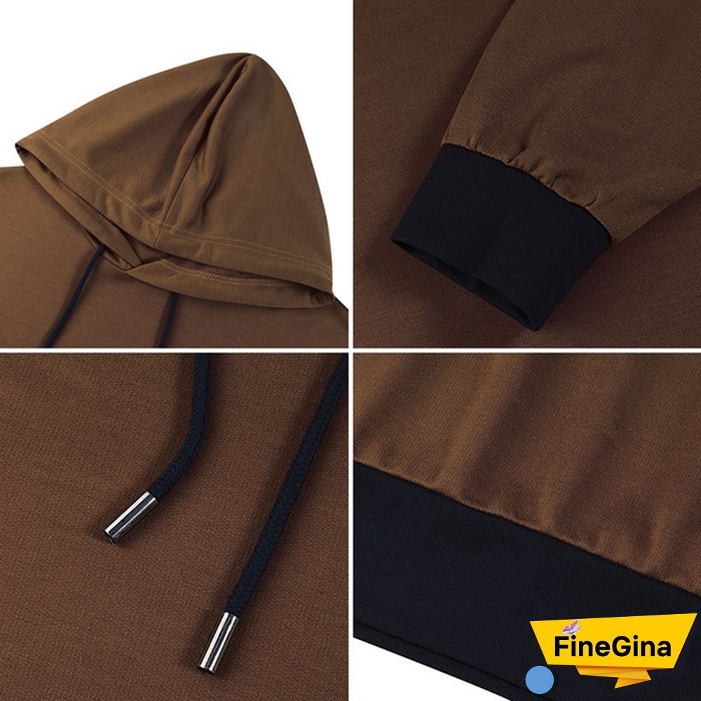 Zanzea Korean Fashion Solid Loose Hooded Sweatshirts Sports Sweatshirt Pullovers Women Casual Hoodies