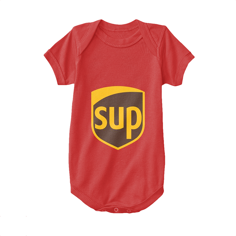 UPS SUP, Logo Parody Baby Onesie