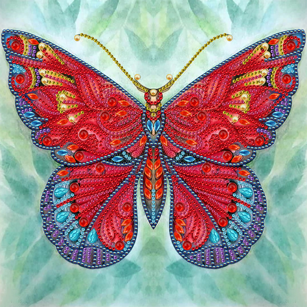 

Butterfly - Special Shaped Diamond Painting - 30*30CM, 501 Original