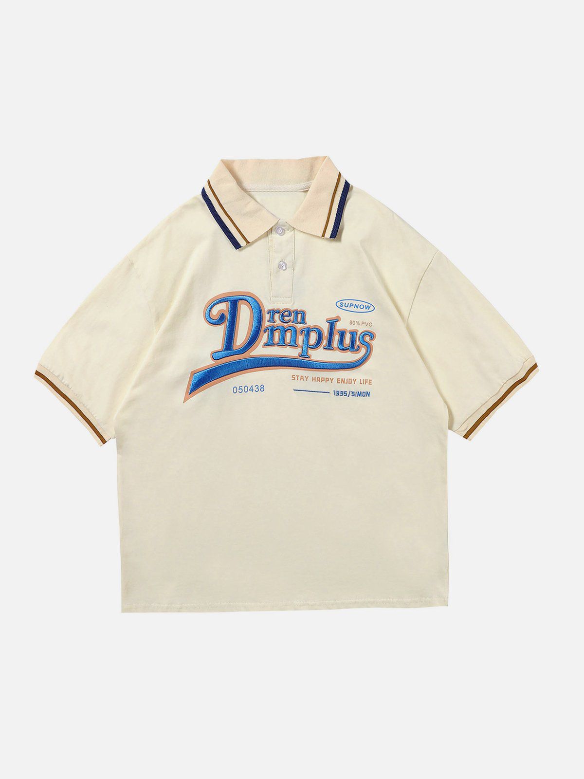 Aelfric Eden "Drenmplus" Print Polo Collar Tee