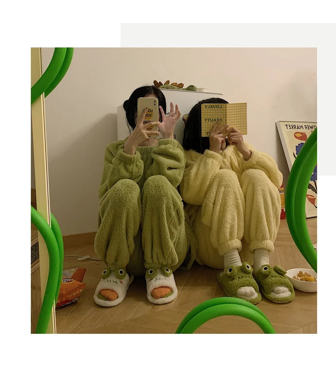 2022 Winter Women Slipper Indoor Home Antiskid Cotton Slippers Frog Cartoon Cute Soft Bottom Warm Open Toe Plush Slippers Man