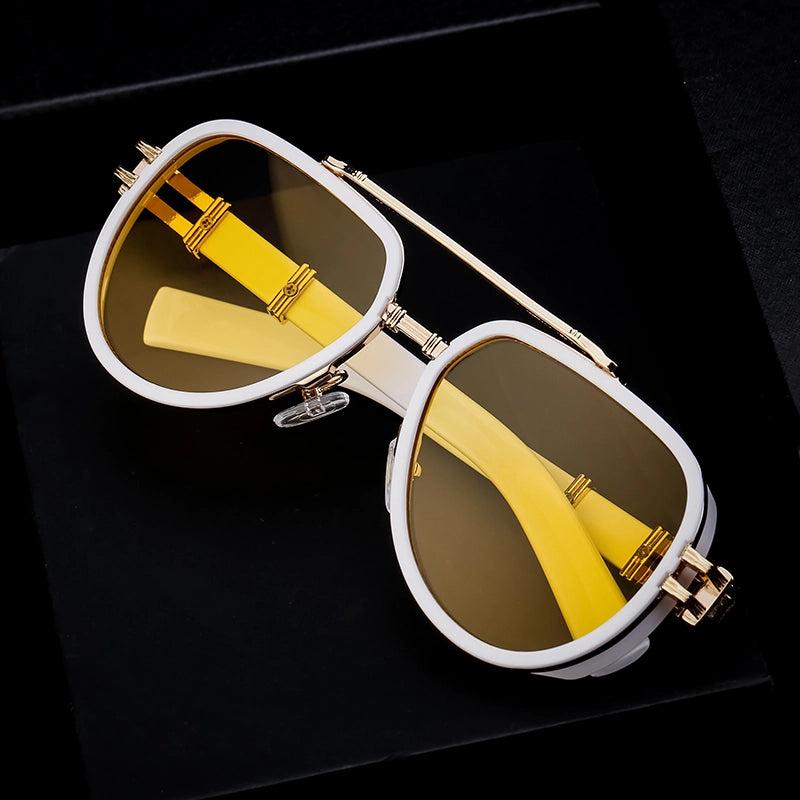 2024 New Retro Sunglasses Men’s High Sense Punk Sunglasses Men’s Sunglasses