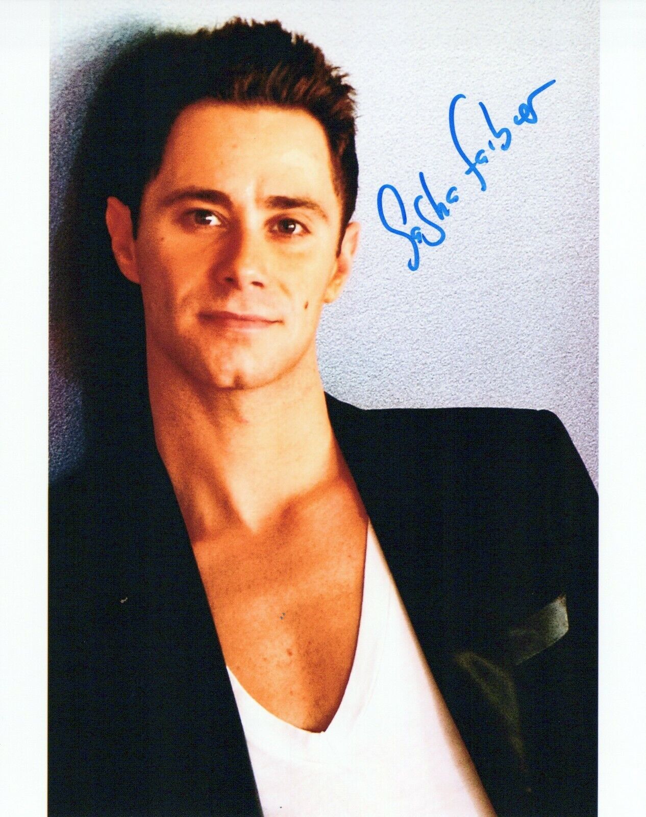 Sasha Farber head shot autographed Photo Poster painting signed 8x10 #4