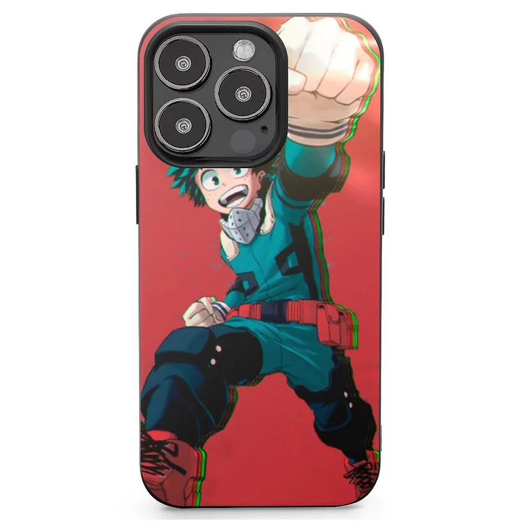 Izuku Midoriya My Hero Academia Anime My Hero Academia Phone Case Mobile Phone Shell IPhone 13 and iPhone14 Pro Max and IPhone 15 Plus Case - Heather Prints Shirts