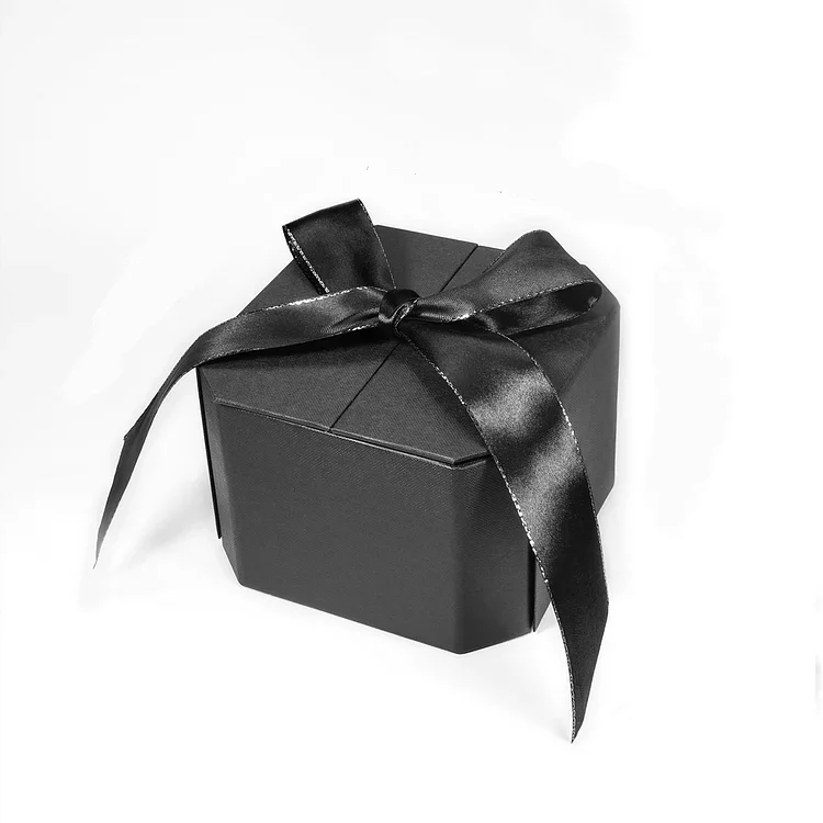 Schwarz Exquisite Geschenkverpackung Geldbörse Geschenkbox