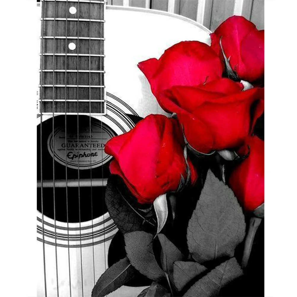 Diamond Painting - Full Round/Square Drill - Red Rose(30*40 - 50*60cm)