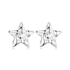 Star Crater Texture Earrings 925 Sterling Silver