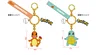 Pikachu/Bulbasaur/Charmander/Squirtle/Psyduck/Jigglypuff - Pokemon Key Chains - Official