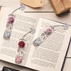 3Pcs DIY Rose Diamond Painting Bookmarks