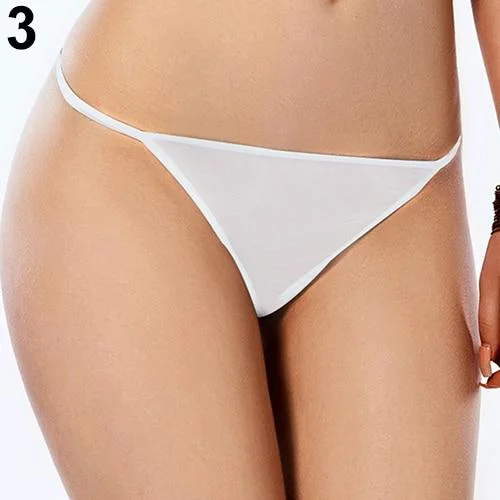 Mini Women Sexy Thong Rhinestone Decor Erotic G-String T-Back Thongs Plus Size Panties Soft material and comfortable design