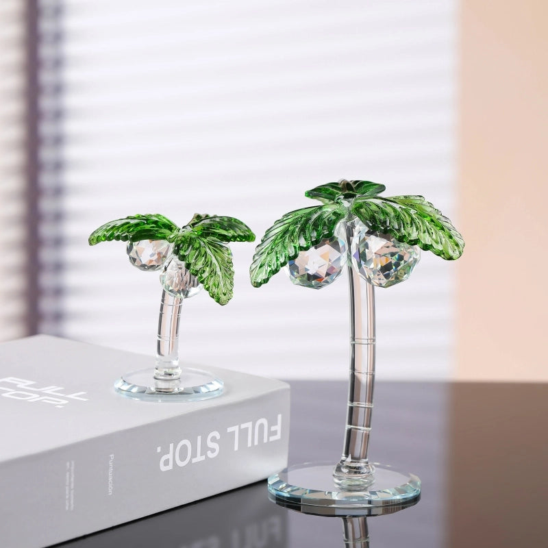 Minimalist Coconut Tree Crystal Crystal Ornaments Artificial Decorations