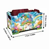5D DIY Diamond Painting Art Decorative Storage Box Wood Storage Clutch (Gnome)