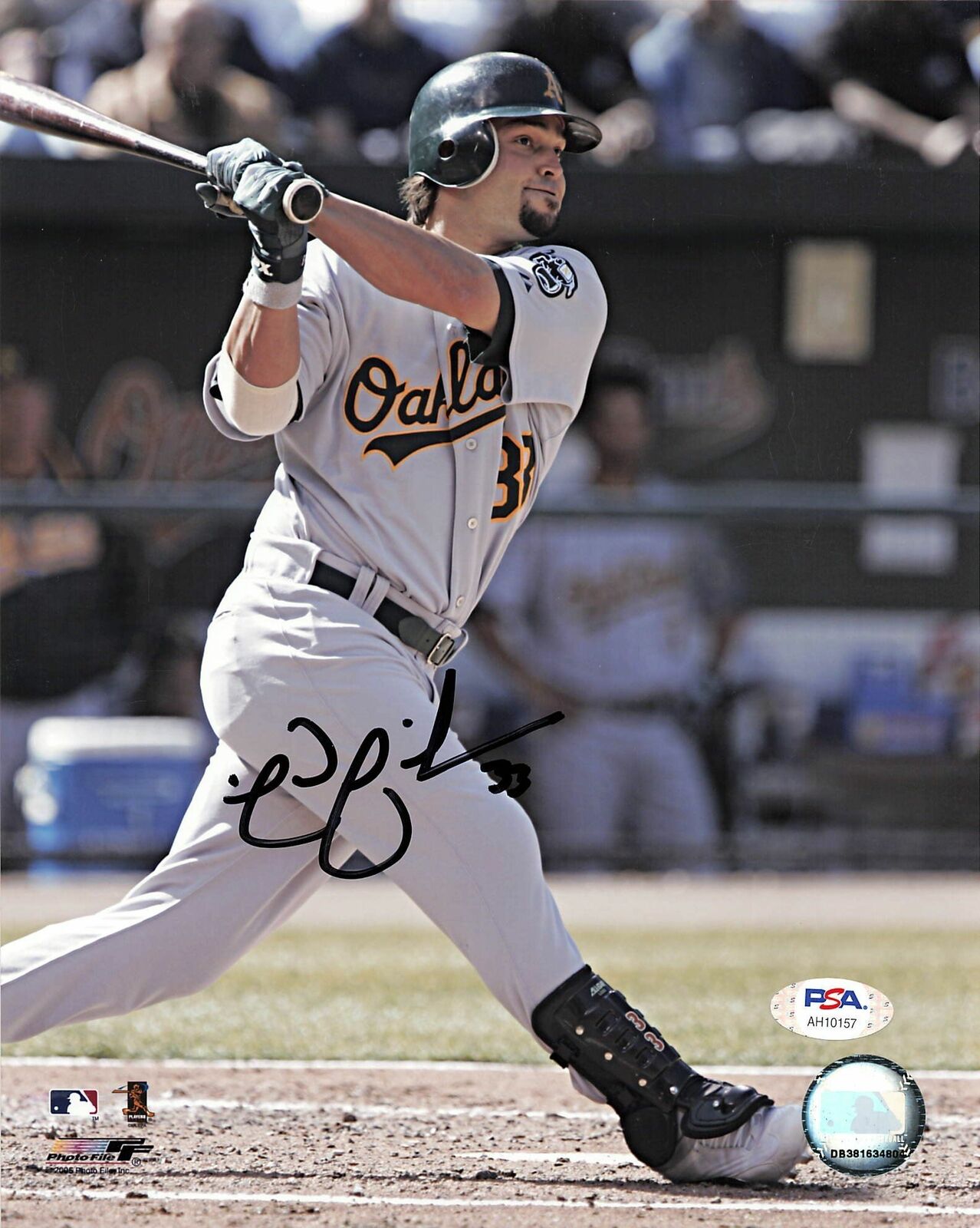 Nick Swisher signed 8x10 Photo Poster painting PSA/DNA Oakland Athletics Autographed