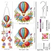 Diamond Art Sun Catcher Double Sided Diamond Painting Wind Chimes for Wall Decor Kit