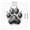 Black Cat'S Paw-18CT Stamped Cross Stitch 20*20cm/7.87*7.87in tapestrymarket