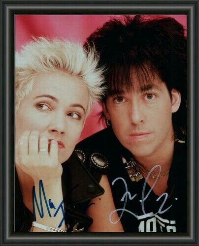 ROXETTE BAND SIGNED - A4 AUTOGRAPHED Photo Poster painting POSTER -  POSTAGE