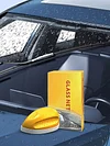 Car Glass Oil Film Remover Brush with Refill Liquid Auto Glass Cleaning Mouse