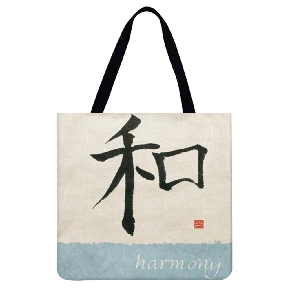 Linen Tote Bag - Letter And