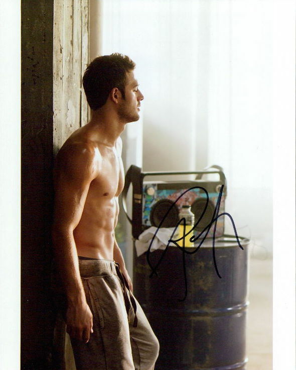 Ryan Guzman shirtless signed 8x10 Photo Poster painting