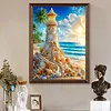 Diamond Painting -DIY Round Drill Coastal Lighthouse Seaview