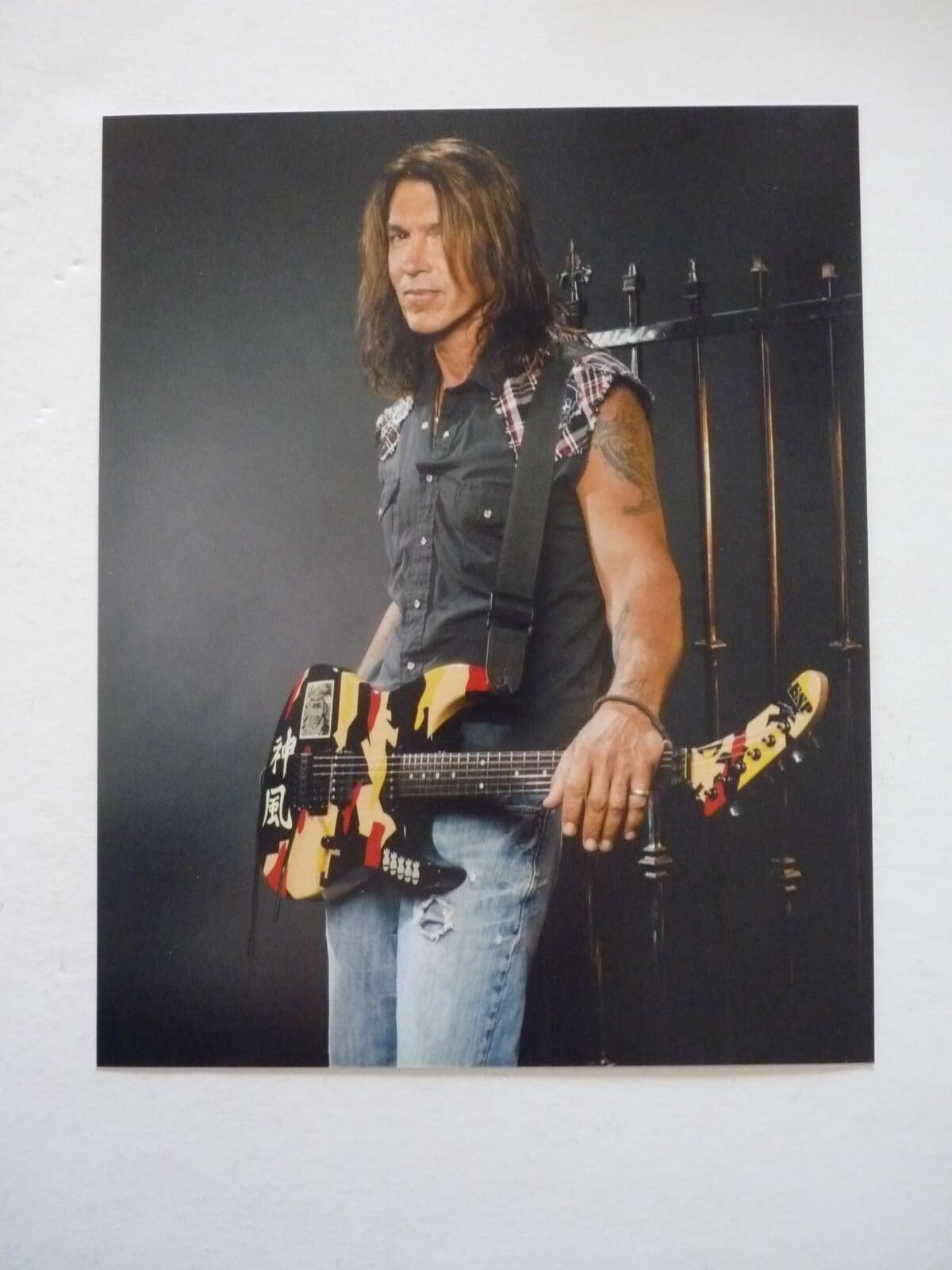 George Lynch Dokken 8x10 Color Promo Photo Poster painting #2