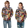 Kid Boy Girl Animation Digital Printing Hoodie Pullover