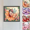 (Multi-Style)Flower Fairy-Partial Special Shaped Diamond Painting 30*30CM
