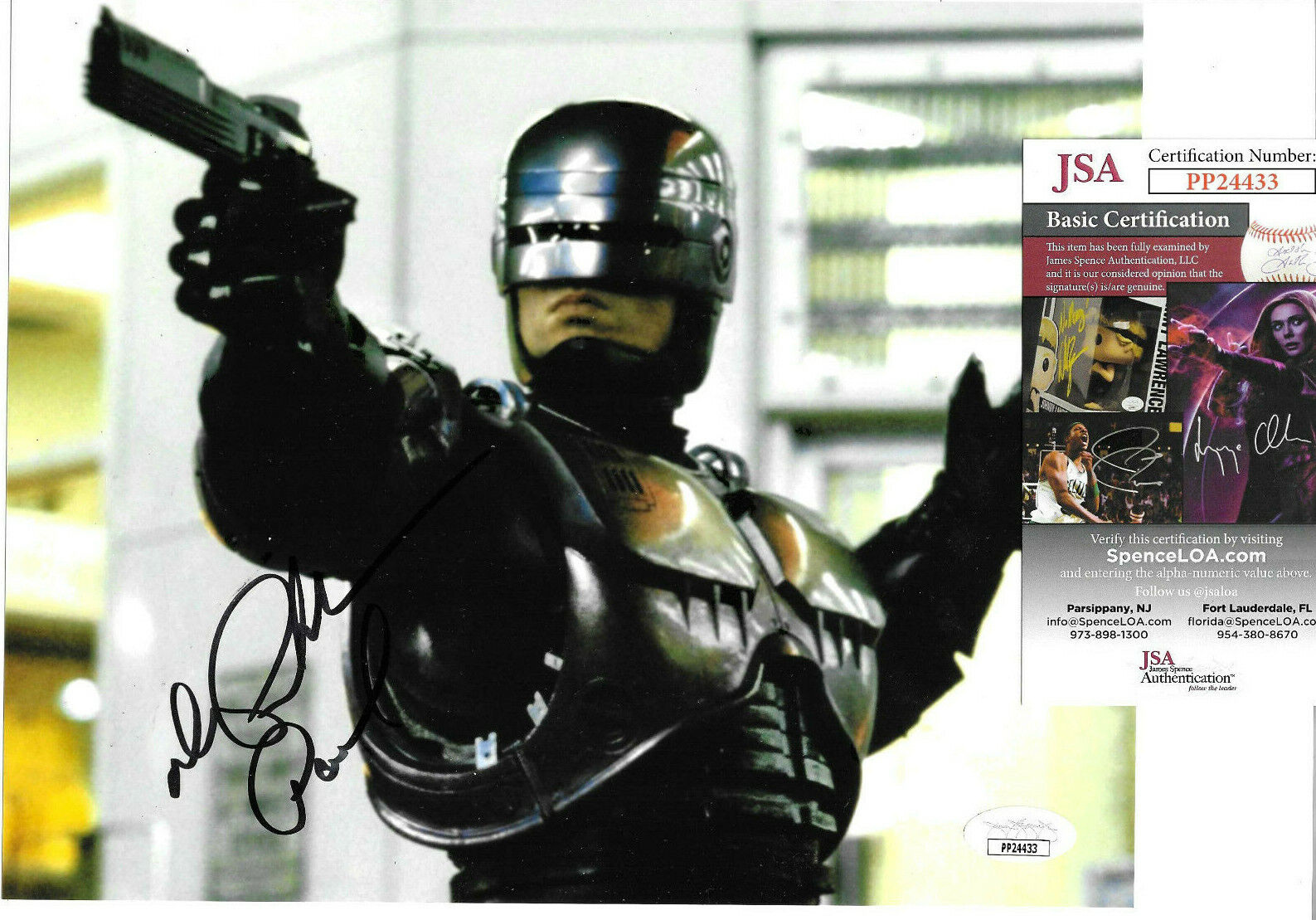 Peter Weller Authentic Signed 8x10 Photo Poster painting Autographed, Robocop, Murphy, JSA COA