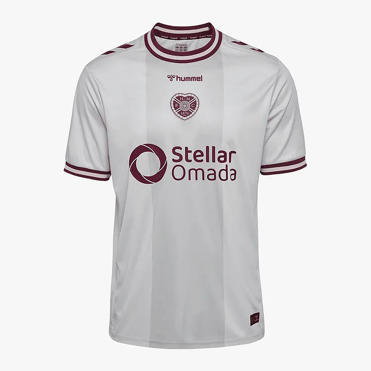 【S~4XL】Hearts 26/27 Away Football Jersey 1:1 Thai Quality