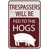 (Multi Style)Warning - Vintage Metal Signs - 20*30cm