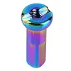 10Pcs Bike Spoke Nipples 14G Colorful Spokes Nipples for Mountain Road Bicycles