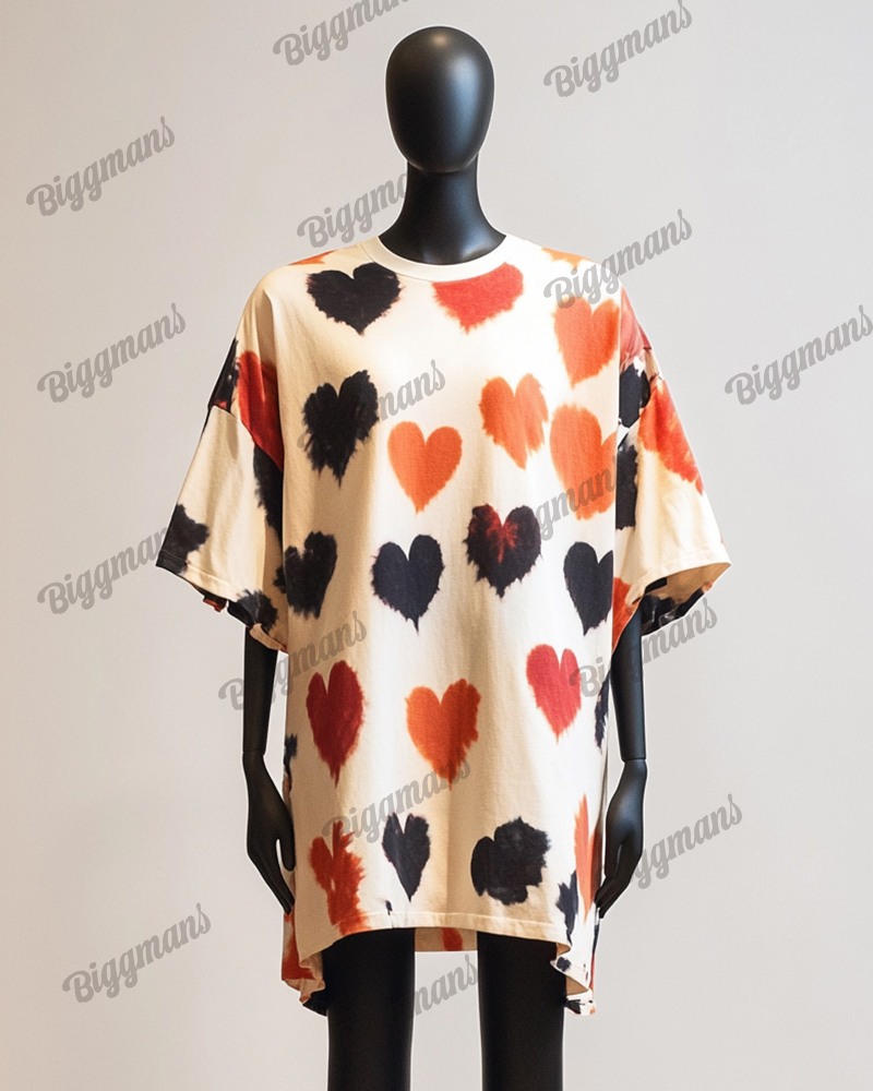 Love Oversized Women's Plus Size Short-sleeved T-shirt