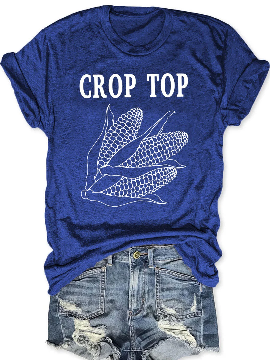 Corn Crop Top T-shirt