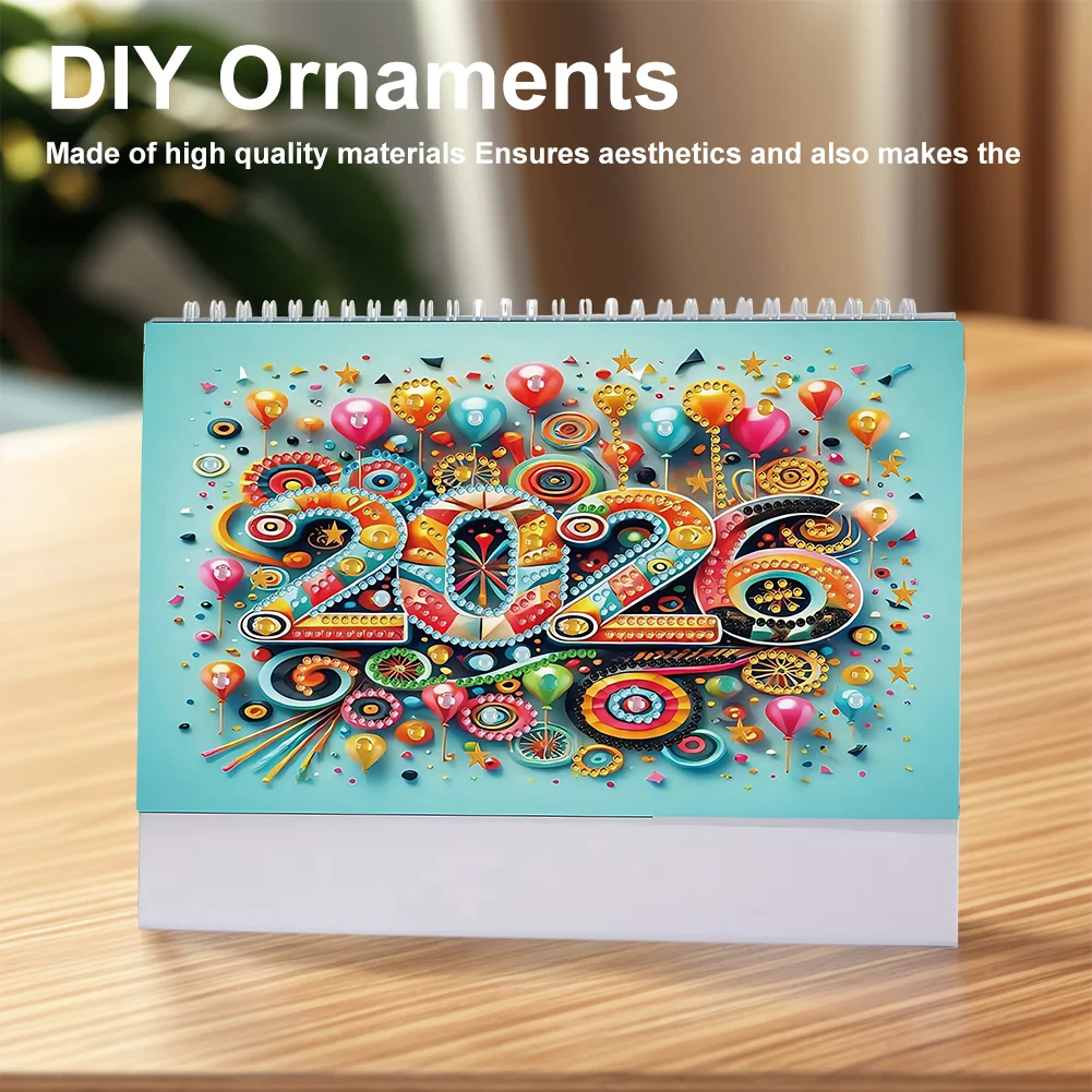 5D/DIY Calendar Crystal Painting Desk Calendars Kit Diamond Decorations Calendar