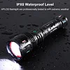 APLOS F60 Zoom Rechargeable Flashlight, 6000 Lumens Super Bright LED Flashlights, 5 Modes Zoomable Waterproof Tactical Flash Lights Torch for Emergency, Outdoor, Home, Camping, Hiking APLOS Dive Light Official