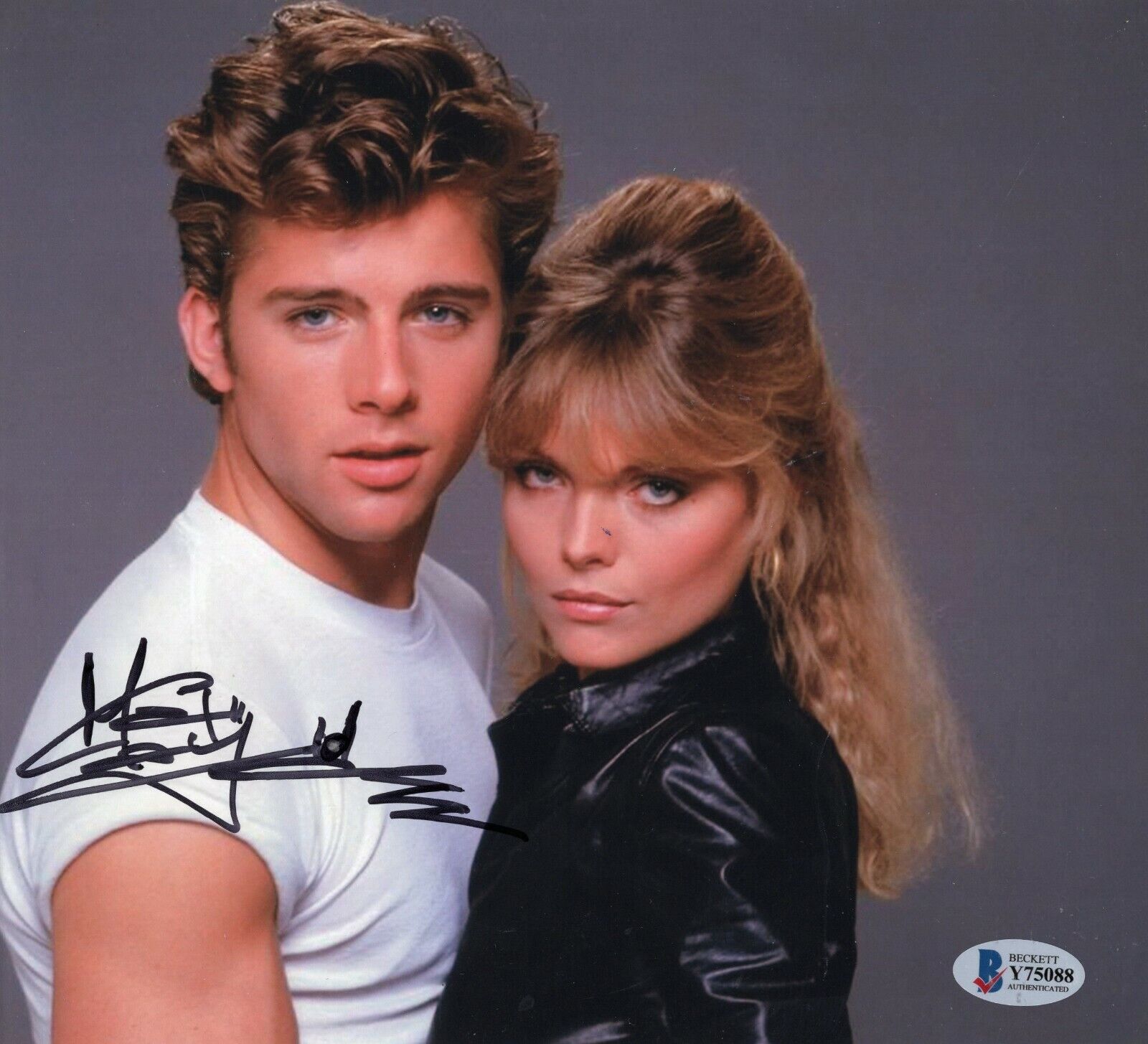 Maxwell Caulfield Signed 8x10 Photo Poster painting w/Beckett COA Y75088 Grease 2 Mitchell