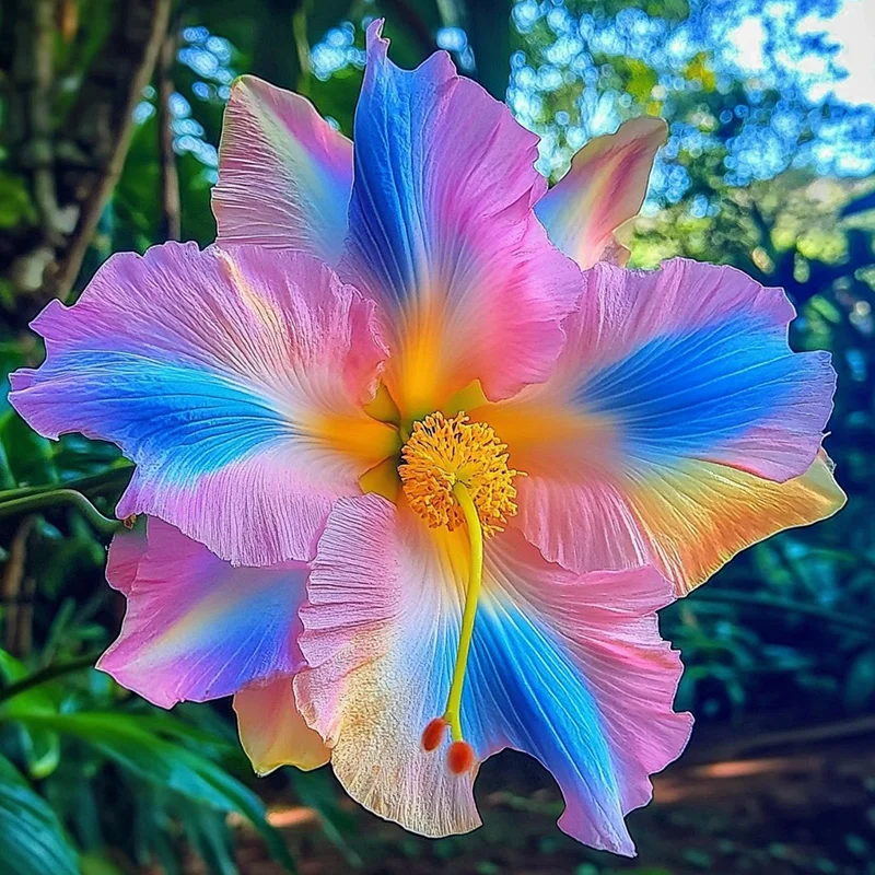 Hibiscus Bi-Color Plants - Rainbow