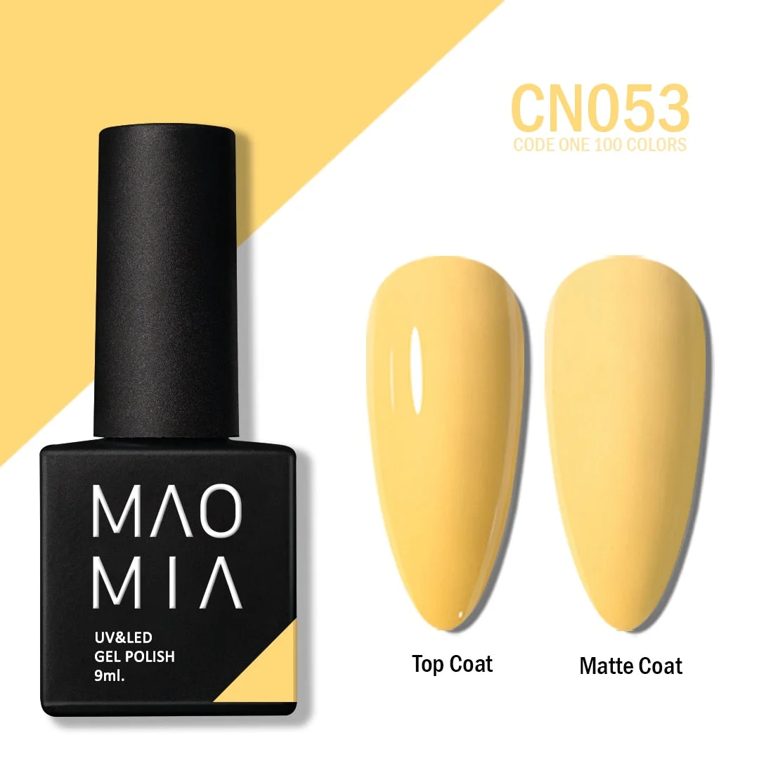 MAOMIA CODE ONE Gel Polish 100 Colors Soak Off UV/LED 9ML Professional Salon Nail Paint Semi Permanent Manicure