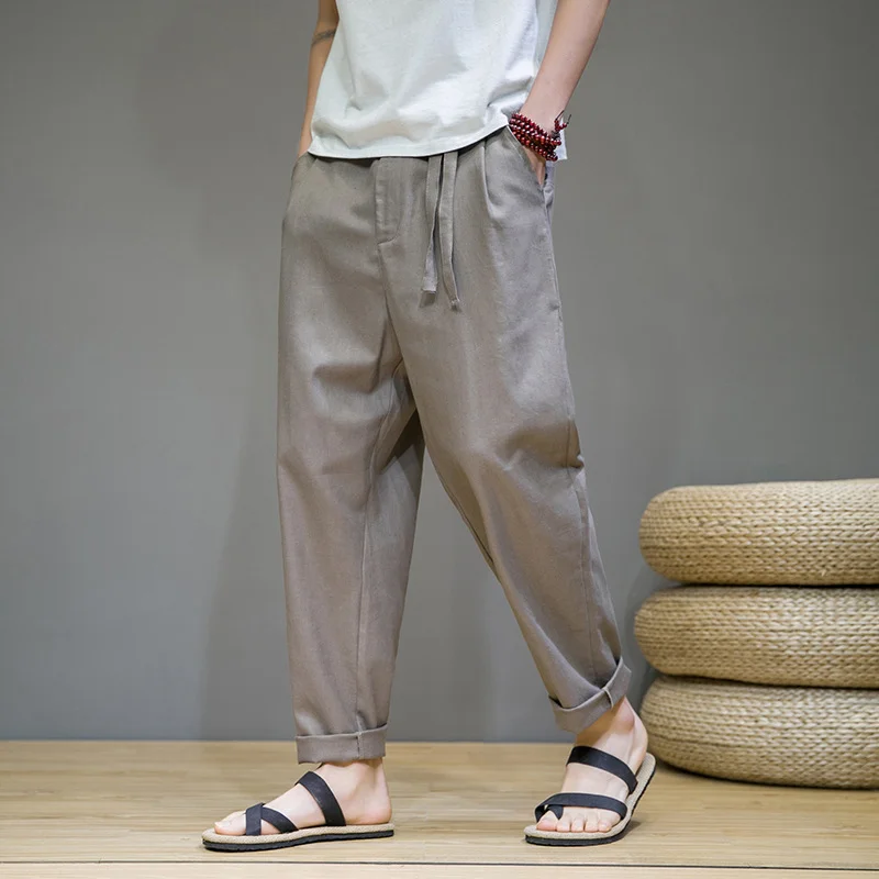 Men's Casual linen pants