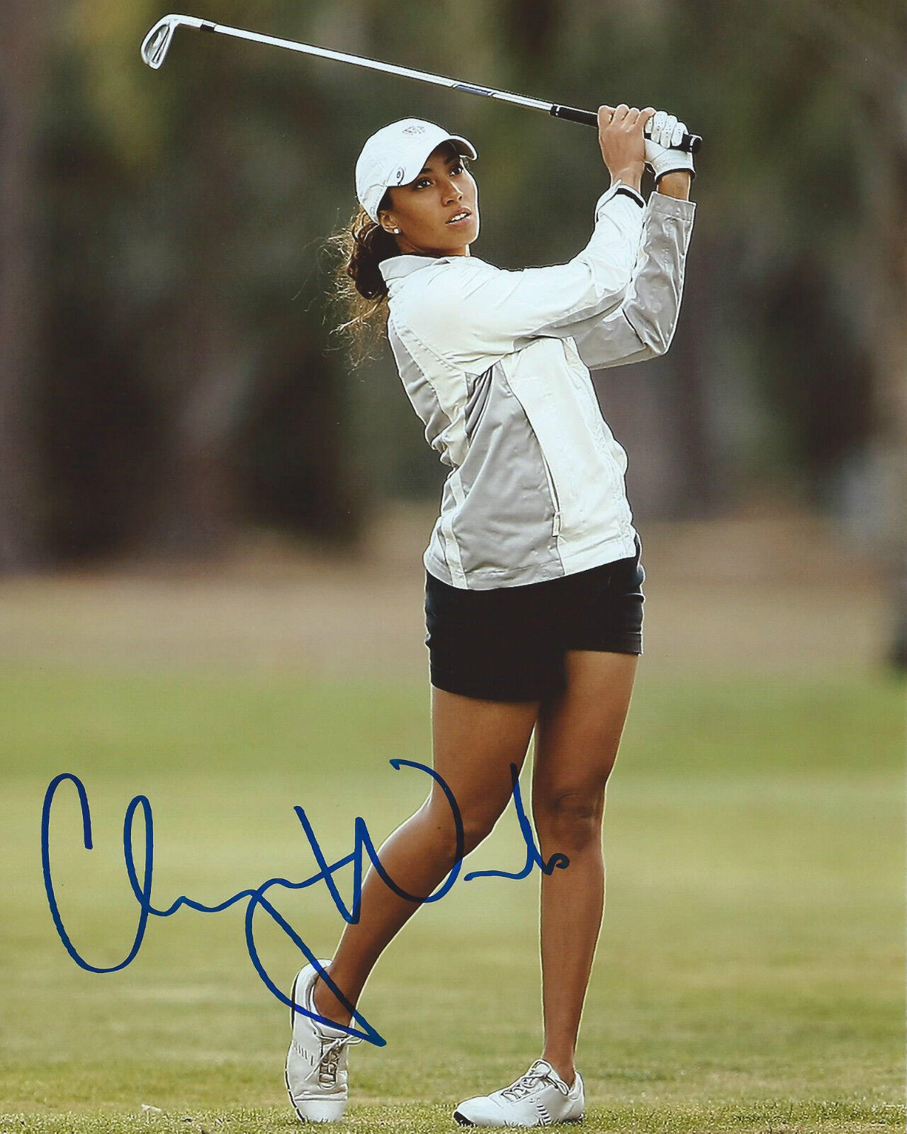 Cheyenne Woods Signed 8×10 Photo Poster painting LPGA Autographed COA