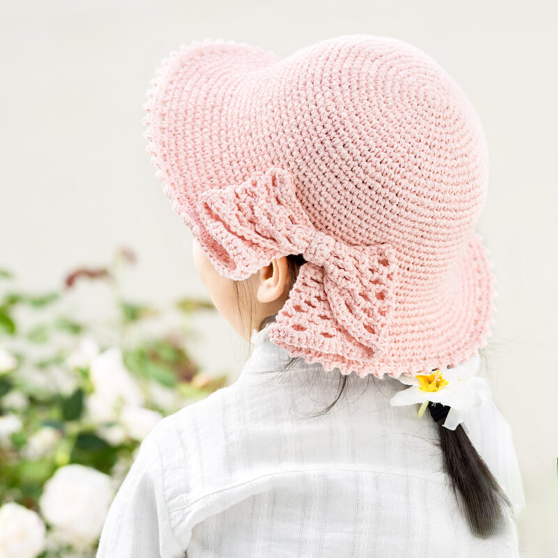 Elegant Sun Hat Crochet DIY Kit - Handcrafted Yarn Set